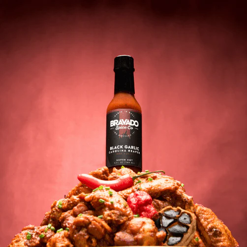Black Garlic Carolina Reaper Hot Sauce - Hot Ones Season 6 - Image 4