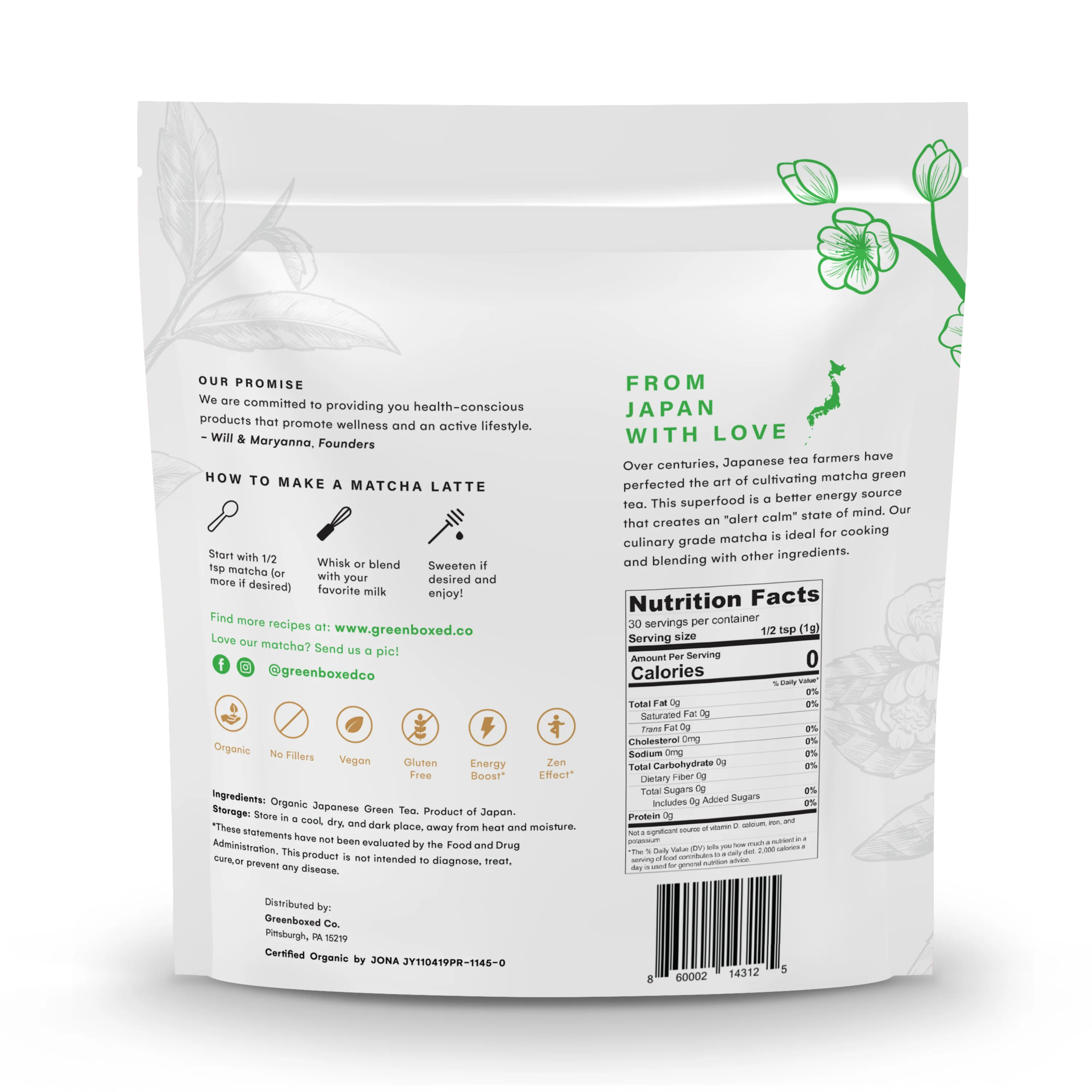 Culinary Grade Matcha, 1 oz. - Image 8