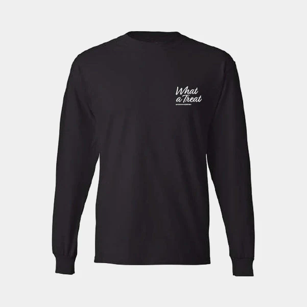 Kevmo's "What A Treat" Wordmark Long-Sleeve T-Shirt - Image 6