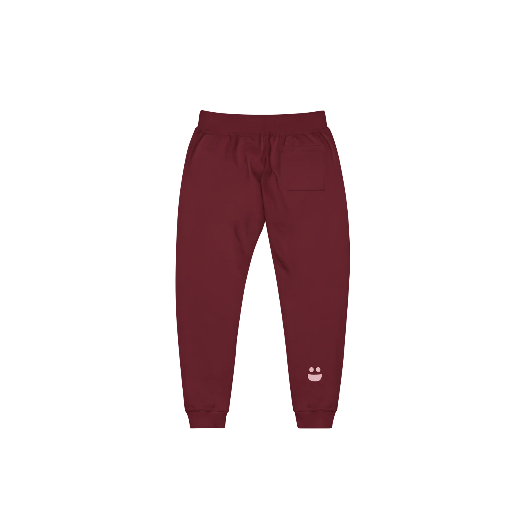 Maroon Fleece Sweatpants - Image 2