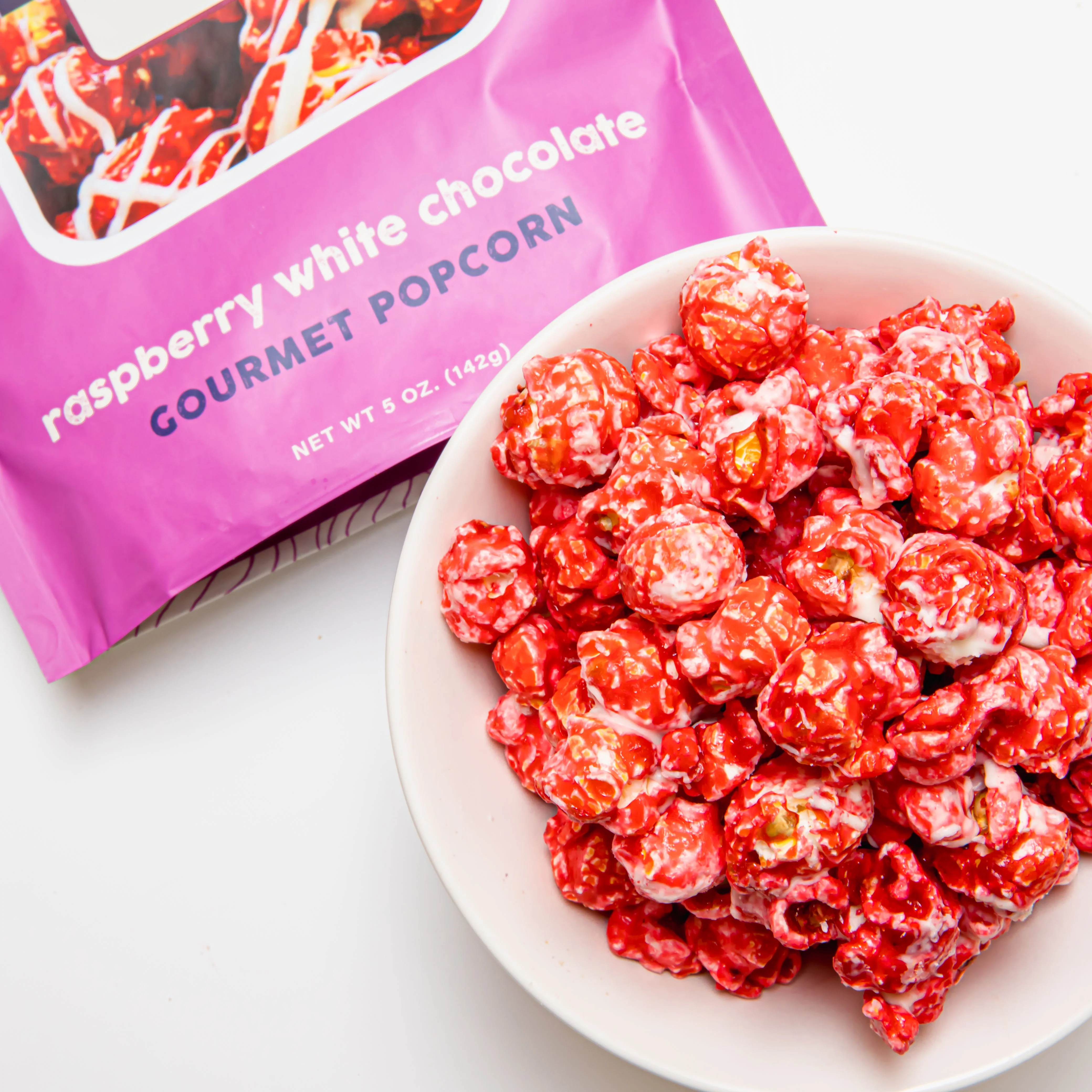Raspberry White Chocolate Popcorn - Image 2
