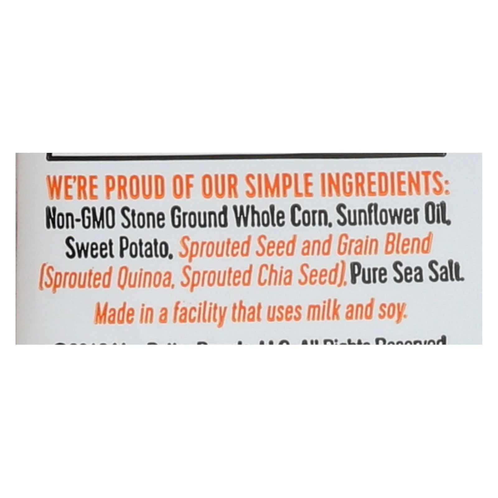Way Better Sweet Potato Tortilla Chips (Pack of 12 - 1 Oz.) - Image 2
